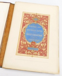 M. Digby Wyatt, Industrial Arts Of The 19th Century At The Great Exhibition, folio, gilt tooled cloth, vol II, published by Day & Son, London 1853. - 2