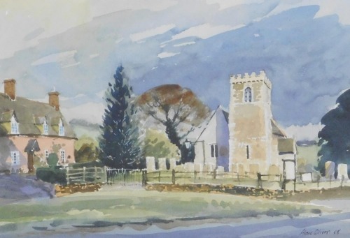 Alan Olivery (British, b.1937). Brooke, watercolour, signed, dated 08, 24cm x 35.5cm.