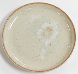 A Denby pottery Daybreak pattern dinner, tea and coffee service, including vegetable tureens and covers, dinner, dessert and side plates, tea and coffee cups and saucers, egg cups, coffee pot, cream jug, sugar bowls, serving dishes, etc. (a quantity) - 2
