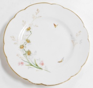 An early 20thC French porcelain part dinner service, for Mansard of Paris, painted with sprays of flowers and butterflies, including tureens and covers, meat platter, dinner, dessert and soup plates. (a quantity) - 2