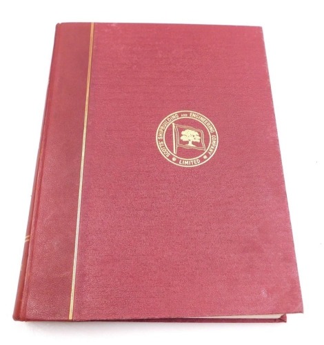 250 Years Of Ship Building, by The Scotts At Greenock, 4th Edition, gilt tooled red cloth, produced by James Jack Advertising Limited, and printed by Tillotsons (Bolton) Limited, Bolton 1961.