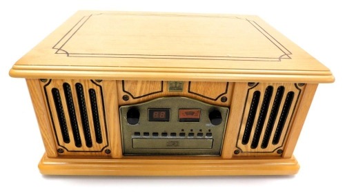 A Thomas Pacconi Classics Radiogram, model TPC-MAC807, wooden cased.