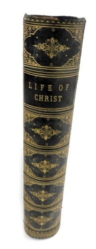 The Revd John Fleetwood. The Life of Our Lord and Saviour Jesus Christ, also The Lies of the Apostles and Evangelist, gilt tooled half Morocco, with steel engravings, published circa 1888.