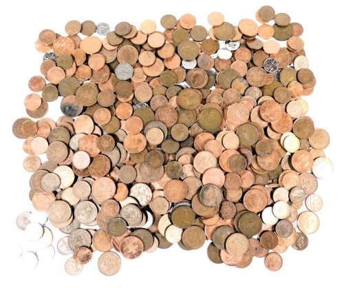 A group of Elizabeth II silver and copper coinage. (a quantity)