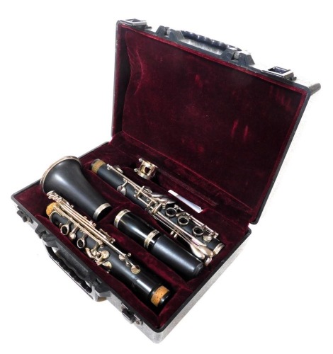 A Blessing clarinet, serial number D1433, cased.