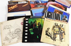 Rock and pop LPs, 1960s onwards, including The Rolling Stones in concert 'Get Yer Ya-Ya's Out!', Groundhogs, Thank Christ For The Bomb, The Yes Album, George Harrison, The Concert for Bangladesh boxed set, Bob Dylan at Budokan, Pink Floyd, Meddle, Mountai - 2