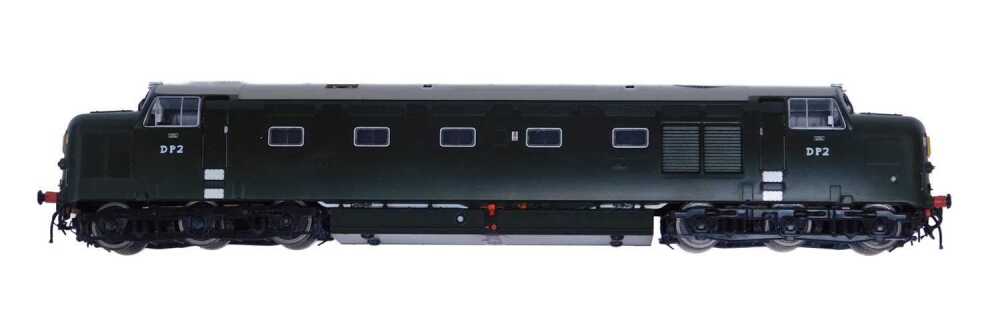 A Heljan OO gauge class 40 diesel locomotive, DP2 prototype in early BR ...