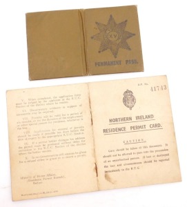 A WWI medal pair, comprising British War medal and Victory medal, inscribed to 24314 Pte. H Mullaney, Yorks and Lancs Rgt., bronze Peace medal 1919 and George V General Service medal with Iraq clasp, inscribed to 42684 Pte. J Mullaney, East Yorks Rgt., wi - 13