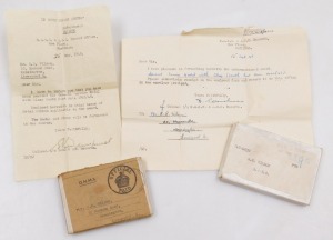 A WWI medal pair and later associated family medals, comprising 1914-18 British War medal and Victory medal, inscribed to 85536 Gnr. F Wilson, Royal Artillery, 1939-45 British War medal and Defence medal, and George VI General Service medal with South Eas - 13