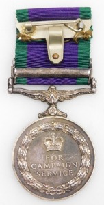 A Queen Elizabeth II General Service medal, with Northern Ireland clasp, inscribed to 24188673 Gnr. P Bradley, RCT. - 2