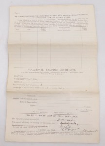 A WWII medal group, comprising 1939-45 British War medal with mentioned in despatches oak leaf insignia, Pacific Star, Africa Star (North Africa 1942-43 clasp), 1939-45 Star and Atlantic Star, with certificate of service and Kings Order for MID to Leading - 8