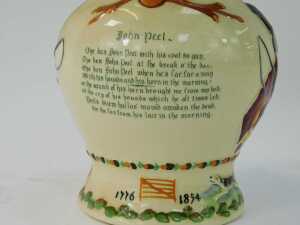 A Crown Devon John Peel musical hunting jug, 19cm high. - 3