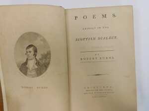 Burns (Robert). Poems, chiefly in the Scottish dialect, 8 vol, first Edinburgh edition, full cover, gilt tooled calf, retailed by William Creech Edinburgh 1787. - 4