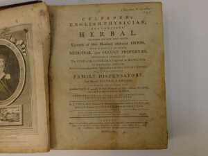Culpeper's English Physician; and Complete Herbal, leather bound, printed by Lewis and Hamblin London 1807. (AF) - 4