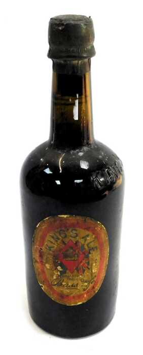 A bottle of Bass King's Ale, dated February 22nd 1902.