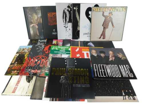 Various music tour programmes, to include Beatles LP, Katie Melua 2008, Bon Jovi Tour 2011, Eric Clapton 2009, Queen and Paul Rogers 2008, ACDC 0809, Paul Rogers 2006 bearing signature, Bruce Springsteen and the Street Band 2008, etc.