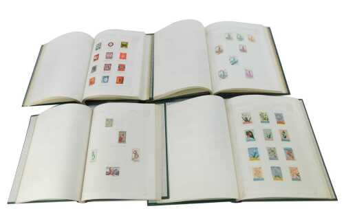 Philately. Four albums of GB and world stamps A-Z, to include France and others, all circa 1950s and later. (4)