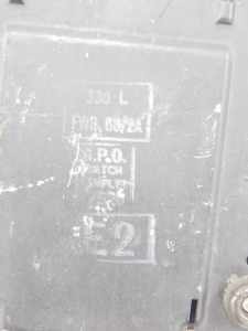 A GPO E2 330L black Bakelite telephone. - 2