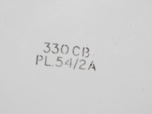 A GPO 330CB black Bakelite telephone, index slide. - 2