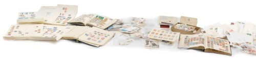A quantity of early 20thC and later stamps, some in albums, loose, etc.