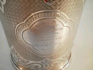 A Victorian presentation cylindrical mug - 2