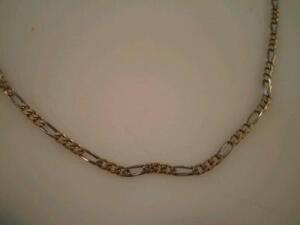 An 18ct gold necklace