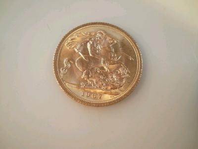 A full sovereign 1967