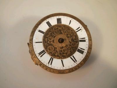 A pocket watch movement (no hands)