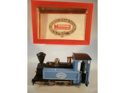 A Mamod steam railway engine in presentation box