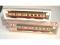 Four Lima 0 scale passenger coaches in boxes