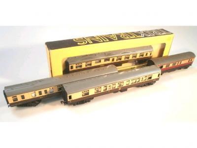 A Trix Trains buffet passenger coach