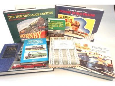 Various railway books including Tri-ang Railways Story of Rovex Vol I 1950-1965