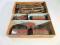 A Hornby train 0 gauge clockwork train set in box with LMS livery