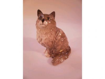 A Beswick model of a seated Persian cat