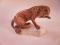 A Beswick model of a puma on a rock
