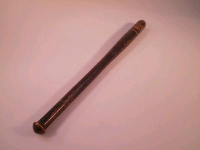 A William IV ebonised elm policeman's truncheon