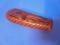 A carved mahogany snuff box