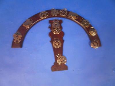 A collection of thirteen horse brasses