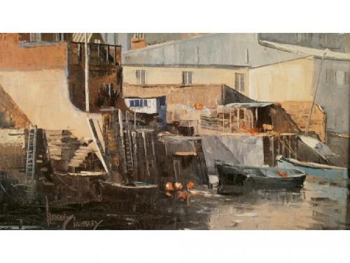 Harley Crossley. Saltcombe Boat Yard