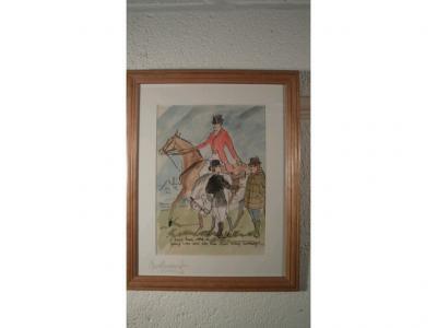 After Mark Huskinson. Sporting humorous print 'I treat him like a young