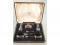 A George V silver five piece cruet set by Adie Brothers Birmingham 1923