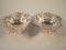 A pair of modern silver bonbon dishes