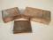 Two Art Deco silver wood lined cigarette boxes