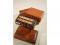 A porcupine quill box with sliding lid