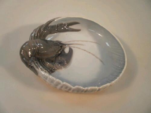 A Royal Copenhagen shell shaped dish