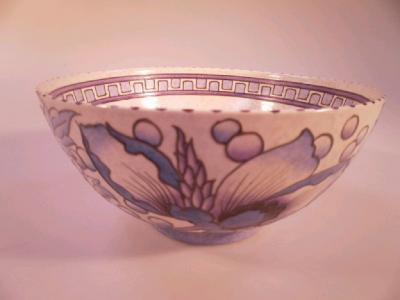 A Bursleyware Charlotte Rhead circular bowl