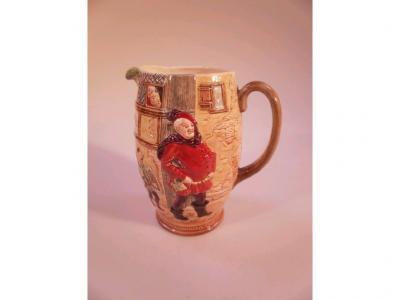 A Beswick series ware jug moulded in relief with Merry Wives of Windsor