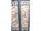 A pair of Chinese carved and pierced hardwood panels