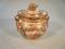 A Japanese Meiji period satsuma jar and cover