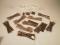 Five Hornby Dublo diamond crossings in box